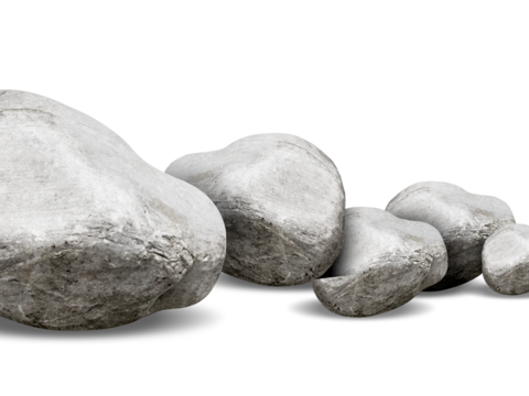  免扣素材 石头假山 