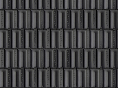  无缝别墅建筑屋顶陶土陶瓷瓦片 