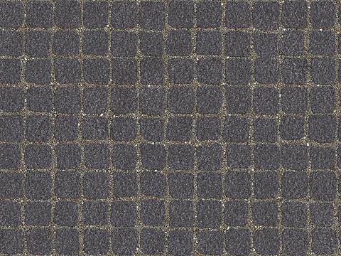  无缝灰色方形拼花地砖人行道路地面街道广场铺贴 