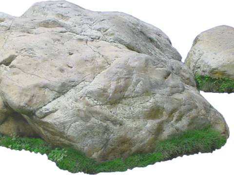  免扣素材 石头假山 