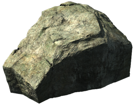  免扣素材 石头假山 