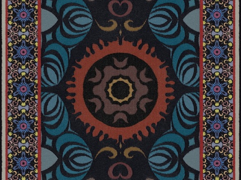  欧式地毯高清贴图 