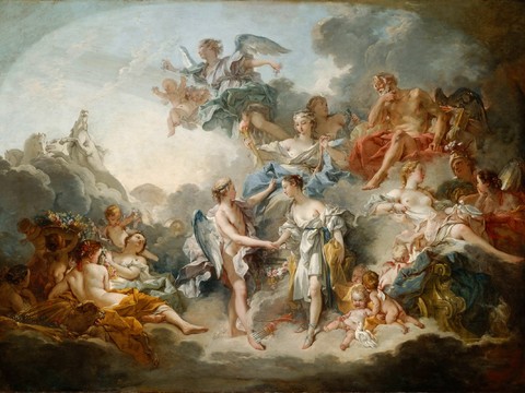  欧式古典装饰画 