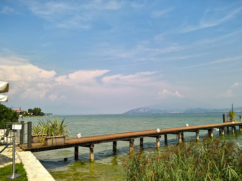  湖面海面景观风景 
