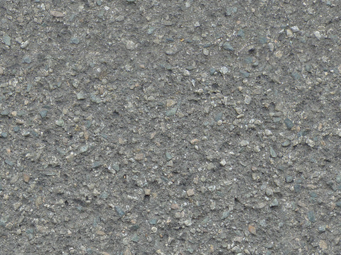  浅色碎石子马路 沥青路面 水泥地面 