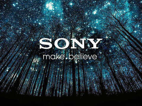 索尼电脑屏幕 电视屏幕开机广告 led电子屏幕