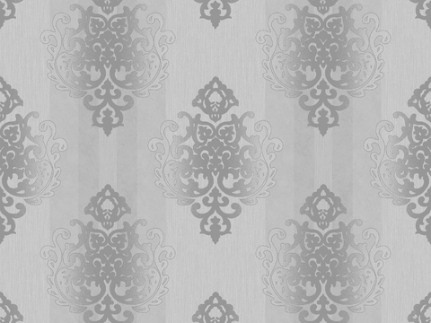  无缝现代欧式古典花纹图案墙纸壁纸壁布 