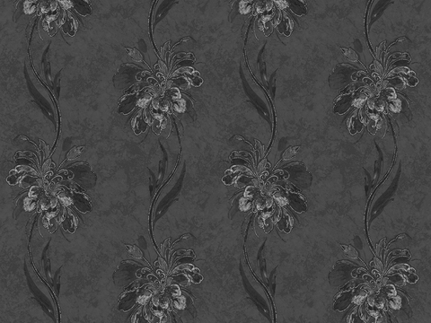  无缝现代欧式古典花纹图案墙纸壁纸壁布 