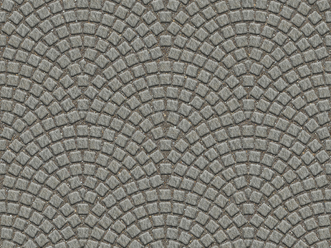  无缝灰色方形拼花地砖人行道路地面街道广场铺贴 