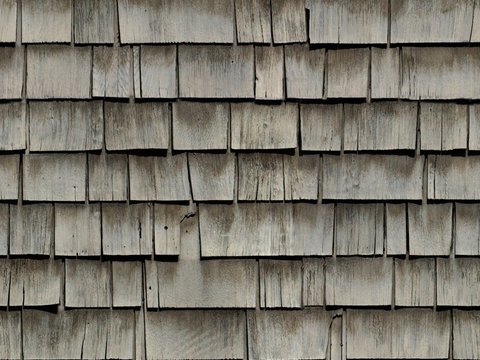  无缝做旧别墅建筑屋顶防腐木瓦片 