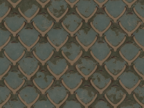  凹凸脏旧污渍地面墙面 