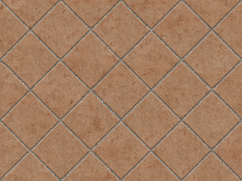  无缝陶瓦拼花地砖人行道路地面广场铺贴 