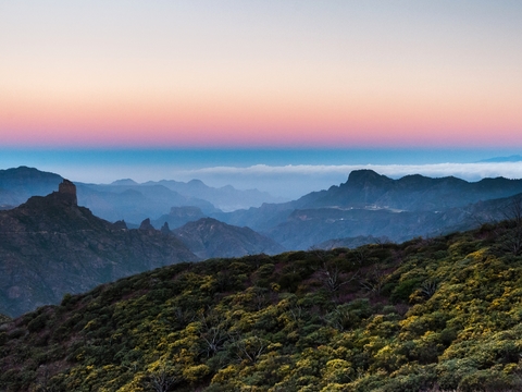  自然风景 外景天空 山水风景画 