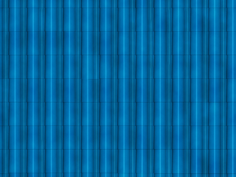  无缝建筑屋顶彩钢金属铁皮波浪瓦片 