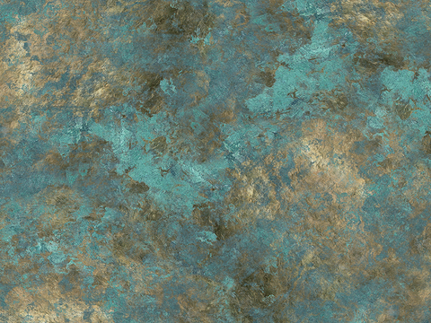  青铜金属元素砖贴图 