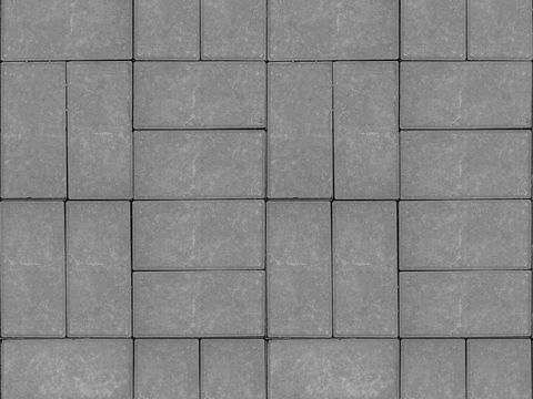  灰色田字砖 室外广场砖 透水砖 