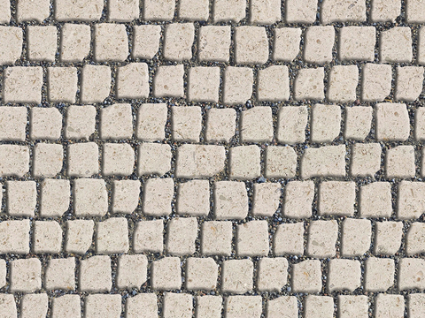  无缝灰色方形拼花地砖人行道路地面街道广场铺贴 