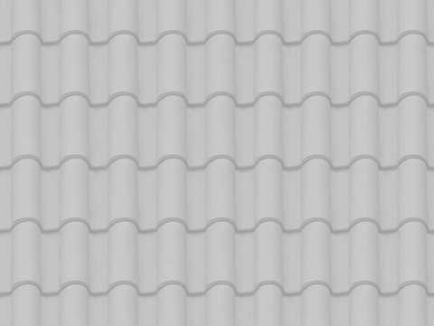  无缝别墅建筑屋顶陶土陶瓷瓦片 