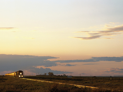  黄昏夕阳落日天空 
