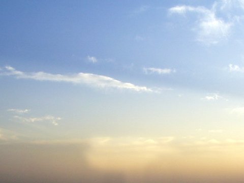  黄昏 傍晚 夕阳天空 