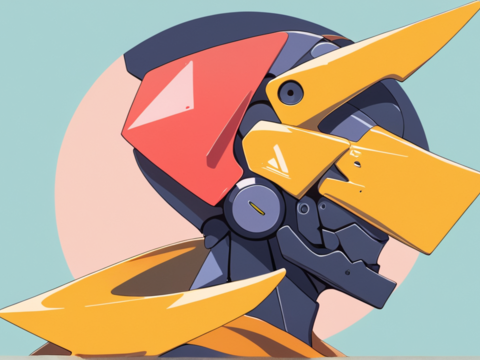  现代抽象画 潮流机械 