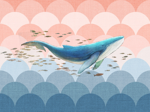  卡通地毯图案贴图 