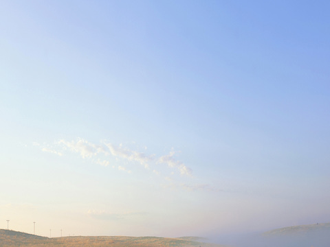  夕阳天空外景 黄昏天空 