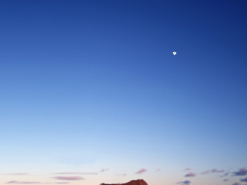  傍晚夕阳天空 白天天空 