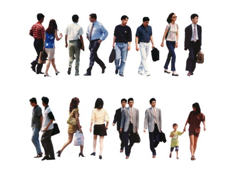  psd免抠人物素材 