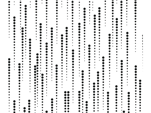  水滴形黑白渐变不规则冲孔板 