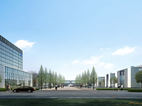  户外街道景观贴图 