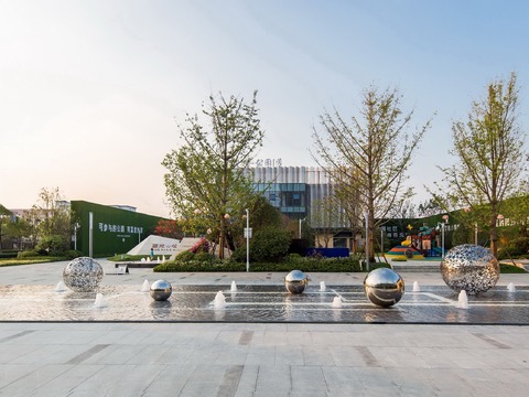  日景街道外景贴图 