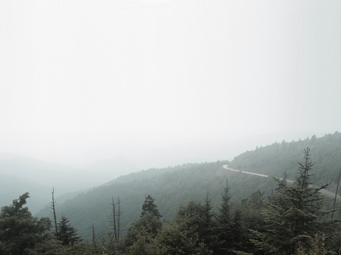  户外山雾意境风景贴图 