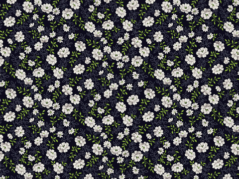  现代简约轻奢中式布艺 花纹 布纹 壁纸 贴图 