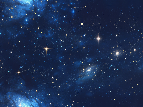  无缝夜色星空贴图 