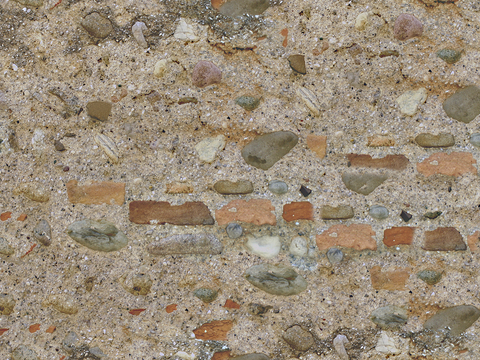  无缝做旧破损室外建筑岩石材墙砖墙面 