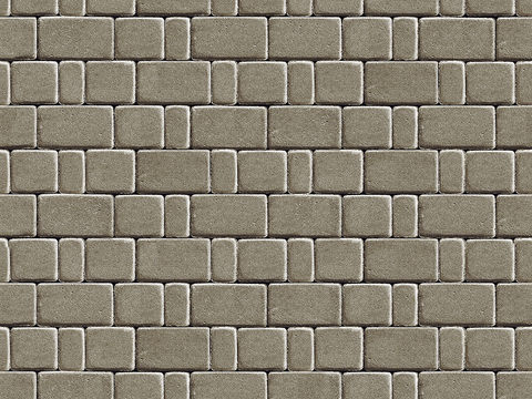  无缝拼花水泥地砖人行道路地面广场铺贴 