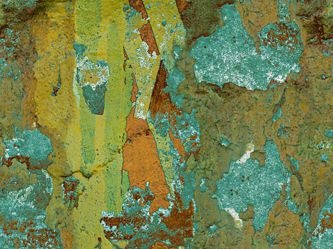  无缝绿色脏旧混凝土水泥墙面 