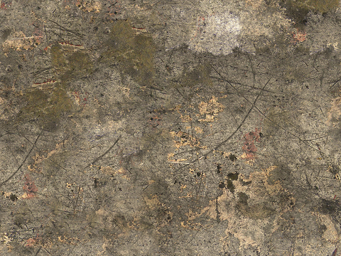  无缝暖灰色脏旧混凝土水泥墙面 