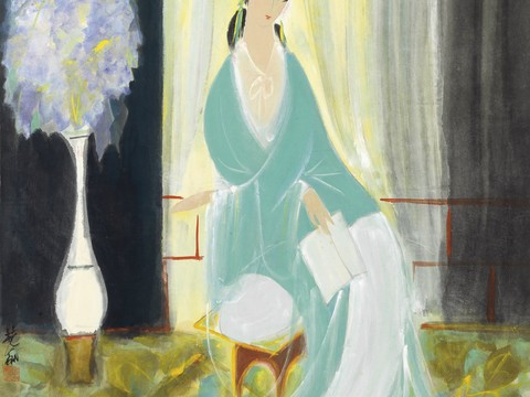  中国著名书画家作品 林风眠作品 国画 