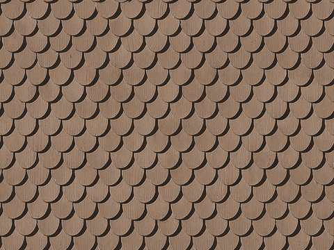  无缝做旧别墅建筑屋顶防腐木瓦片 