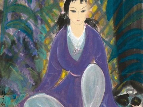  中国著名书画家作品 林风眠作品 国画 