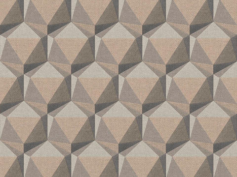  灰咖色几何壁纸 