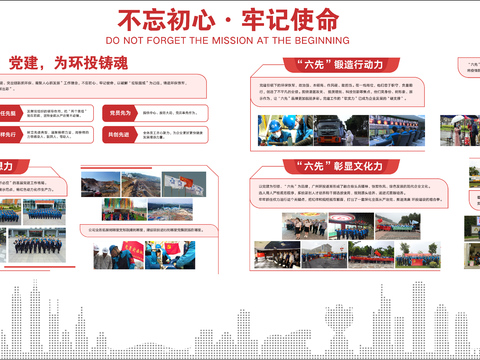  现代党建文化墙 