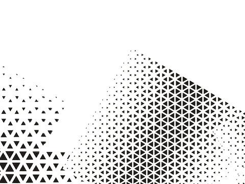  现代黑白凹凸几何图形 