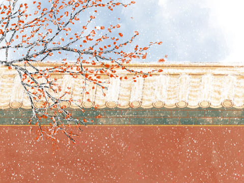  新中式国风壁画 