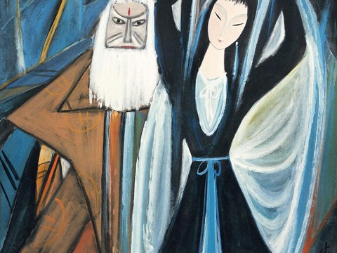  中国著名书画家作品 林风眠作品 国画 