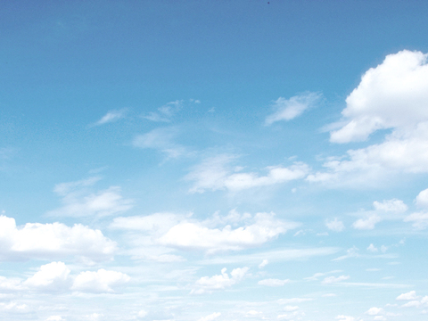  蓝天白云天空 
