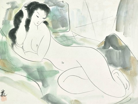  中国著名书画家作品 林风眠作品 国画 
