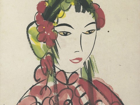  中国著名书画家作品 林风眠作品 国画 